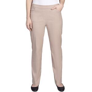 Alfred Dunner Women's Tan Allure Plus Size Stretch Pants Tan 24 NWT